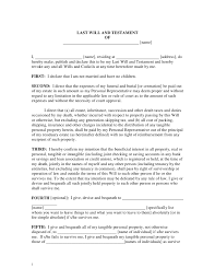 This will, these shares will be distributed outright and free of trust. Free Printable Last Will And Testament Form Generic