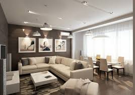 Small Living Room Dinette Beige Brown Africa Wall Decoration Lighting Ideas Living Room Decorations Beige Living Rooms Living Room Dining Room Combo Beige Couch Living Room
