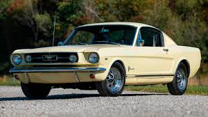 Image result for Springtime Yellow 1965 Mustang