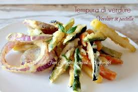 Setacciare la farina, metterla in una terrina ed. Tempura Verdure Croccante Verdure In Pastella