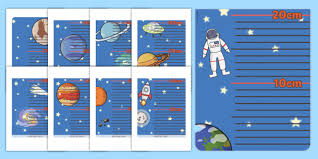 Space Themed Height Chart Space Themed Height Chart