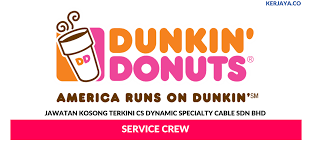 Dia membuka sebuah gerai donut bahkan pada tahun 1970 dunkin' donuts telah menjadi merek internasional dengan reputasi yang luar biasa dalam hal kualitas produk dan pelayanan. Dunkin Donuts Service Crew Kerja Kosong Kerajaan