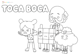 Keep a cat and pumpkin company on a magical night. Toca Boca Coloring Pages New Pictures Free Printable