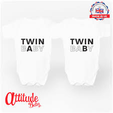 twins baby grows twins baby vests twins