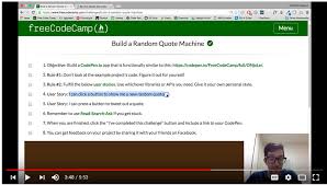 This video constitutes one part of many where i cover the freecodecamp. Free Code Camp Random Quote Generator Tutorial Steemit