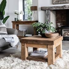 Wood coffee table, coffee table, table, modern coffee table, steel wood table, wood table, table furniture, glass coffee table, furniture. Wansbeck Coffee Table Rustic Square Coffee Table