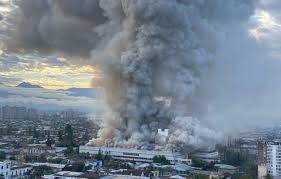 As três corporações de bombeiros do concelho estiveram no combate. Ministerio Da Saude Transfere Pacientes Apos Incendio Em Hospital Do Chile Hoje Bahia