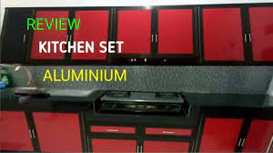Combines reliable cooking performance and contemporary kitchen style for preparing your favorite recipes. Review Kitchen Set Aluminium Isi Acp Lemari Dapur Minimalis Youtube