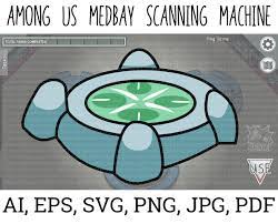 Among Us Medbay Machine Among Us Svg Among Us Vector Among Etsy Svg Scanning Machine Wallpaper Iphone Cute