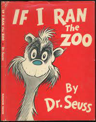 Drawings in if i ran the zoo, published in 1950, includes african characters resembling monkeys and an arab chieftain on a camel with a caption suggesting he too should be in a zoo. If I Ran The Zoo By Seuss Dr 1950