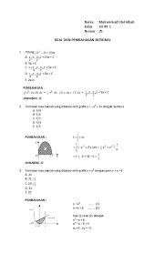 1) perhatikan contoh soal integral berikut ini. 50 Soal Dan Jawaban Integral Pdf Cara Golden