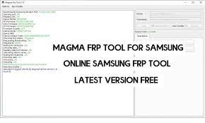 Samsung tool activation allows flash, unlocking, repair damaged imei, sn, bluetooth etc. Magma Frp Tool For Samsung Online Frp Unlock Tool