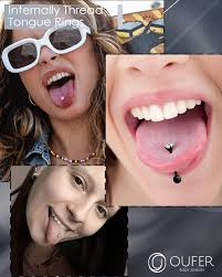 OUFER Body Piercing Tongue Bars G23 Solid Titanium Tongue Rings Polished  Clear CZ Barbell Tongue 14G Jewelry Piercing Tongue Ring for Women Men,  Titanium Crystal : Buy Online at Best Price in