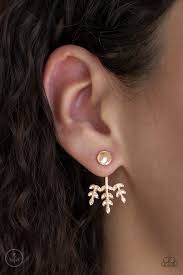Marissa's bling on a budget paparazzi jewelry & accessories offers paparazzi jewelry available in thousands of styles. Autumn Shimmer Rose Gold Paparazzi Jacket Earrings Marci Yoseph
