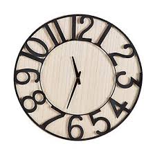 Horloge O 57 Cm Angela Nature Noir But Decoration Industriel Horloge Pendule Horloge Pendule