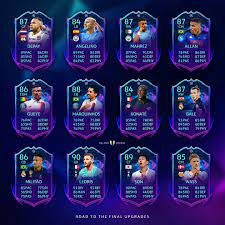 March 10, 2020 8:24pm edited march 2020. Fifa 20 Road To The Final Upgrades Ucl Uel Rttf Fut Cards