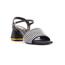 Black Fancy Sandal FN5425 – Stylo