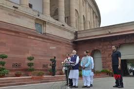 New Delhi Prime Minister Narendra Modi At Parliament House Gallery Social News Xyz
