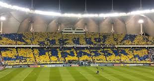 فيديو شاهد تيفو وأجواء جماهير النصر الرهيبة أمام السد