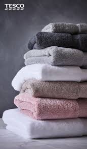Pile Up The Softest Towels In Shades Of Blush Mink White And Grey To Create A Hotel Feel Bathroom Space Bathroom Color Schemes Towel Bathroom Towels