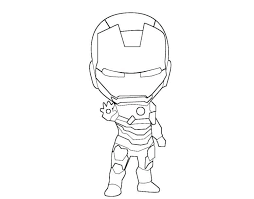 Ausmalbilder Iron Man Drucken Sie Superheld Marvel Kostenlos