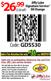 Jiffy Lube Signature Service Oil Change Coupon Lube Oil Change Coupons