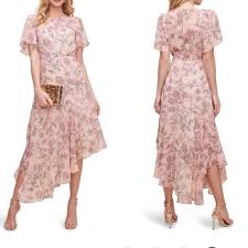 Astr the label floral long sleeve midi dress. Astr Dresses Astr The Label Floral Garden Asymmetric Midi Dress Poshmark