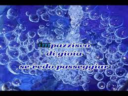 E mille parole saltar fuori all'improvviso e rincorrersi tra le pareti della testa. Mina Le Mille Bolle Blu Karaoke Youtube
