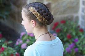 Easy Fold Up Braids Back To School Hairstyles Hair Styles Stylish Hair Girl Hairstyles