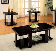 Homury 3 piece dining table set with cushioned chairs, modern counter height dinette set, small kitchen table set with 1 table and 2 chairs for dining room, kitchen, small spaces, espresso and brown. Lakoti I 3pc Table Set 1 Coffee Table 2 End Table In 2021 Living Room Table Sets Coffee Table Modern Accent Tables