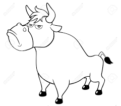 San jorge, dragón y princesa. Ilustracion De Dibujos Animados Para Colorear Libro Toro Ilustraciones Vectoriales Clip Art Vectorizado Libre De Derechos Image 16772019