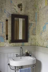 My husband and i tore the wall… Best Bathroom Wallpaper Ideas 22 Beautiful Bathroom Wall Coverings