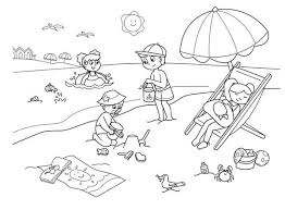 39+ beach themed coloring pages for printing and coloring. Drawing Beach 159200 Nature Printable Coloring Pages