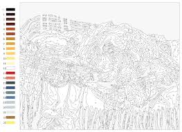 Paint by number canvas & kits for adults. 10 Best Adult Paint By Numbers Printable Free Printablee Com