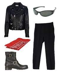 Diy Biker Costume Biker Costume Biker Halloween Costume Holloween Costume