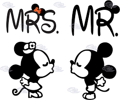 Mickey looks like an anthropomorphic mouse. Download Mickey And Minnie Mouse Silhouette Minnie Et Mickey Mouse Kiss Full Size Png Image Pngkit