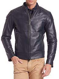 Pal Zileri Long Sleeve Leather Jacket Leather Jacket Jackets Pal Zileri