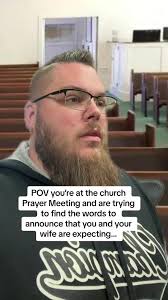 Pregnancy Announcement at Church