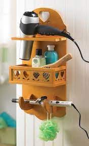 7w x 5d x 13h. Hair Dryer Bathroom Storage Caddy Diy Bathroom Storage Bathroom Storage Bathroom Storage Organization