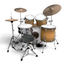 Drum Kit 3d Model Max C4d Obj 3ds Fbx Lwo Stl 3dexport Com By Ximotron