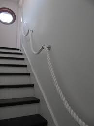 Stair Rope Banister Stairs Banister Remodel Banisters