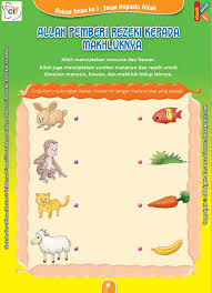 Free primary lined writing paper with drawing art box read more. Download Gratis Worksheet Allah Memberi Rezeki Kepada Makhluknya Pendidikan Dasar Lembar Kerja Kegiatan Untuk Anak