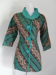 Batik Parang Kombinasi Model Baju Wanita Pakaian Jelita Model Pakaian Wanita