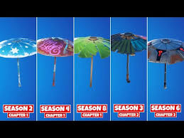 Rick and morty's resident mad scientist is just one of the changes that arrive with today's launch of fortnite's new 7th season for chapter 2. Evolution Of Fortnite Umbrellas Chapter 1 Season 1 Chapter 2 Season 6
