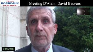 Meeting D'Alain David sur la ville de Bassens le 20 06 24
