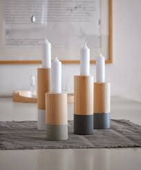 Kerzenstander Aus Holz Kerzenstander Holz Kerzenhalter Holz Diy Weihnachtsdekoration