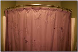 This double curve shower curtain rod is full of extras. Diy Corner Shower Curtain Rod Home Decorating Decoratorist 183228