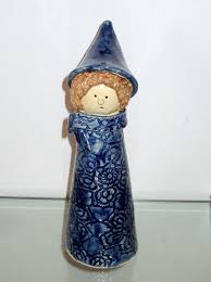 Blaue Elfe Wichtel Ausstopfen Pflanzenstecker