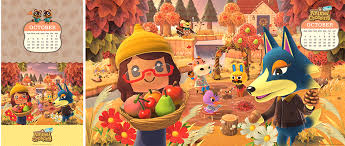 New horizons takes place on a deserted island. October Calendar Animal Crossing New Horizons Rewards My Nintendo