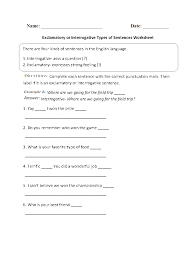 With lingolia plus you can access 7 additional exercises about imperative, as well as 828 online exercises to. Types Of Sentences Worksheets Exclamatory Or Interrogative Types Of Sentences Worksheet